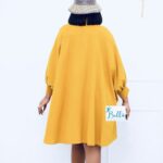 Robe Chemise Oversize - Jaune – Image 2