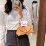 Mini Sac avec Détails Perles - Orange – Image 3
