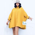 Robe Chemise Oversize - Jaune