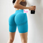 Short de Sport Seamless - Bleu