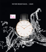 Montre Hannah Martin unisexe - cuir marron (acier inoxydable) – Image 4