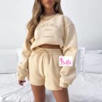 Ensemble Short & Sweat-shirt - Beige – Image 2