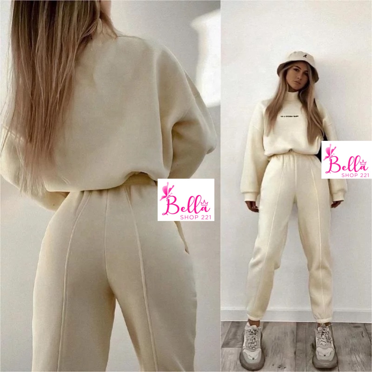 80d04558-170a-4790-8d99-3384643bbd3e Ensemble pantalon jogging & sweat-shirt ( tissus lourd) – Image 1