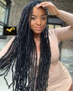 Faux locs doux 36 inch - 1B (21 brins) – Image 3
