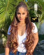 Mèche curly 24 inch - T1B/30 (3 boules - 150grs) – Image 6