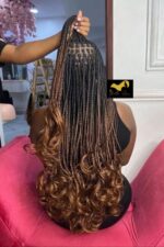 Mèche curly 24 inch - T1B/30 (3 boules - 150grs) – Image 7