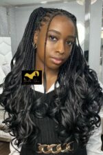 French curls 24 inch - 1B (3 boules - 150grs) – Image 8