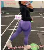 Legging de sport seamless - violet – Image 2