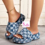 Ensemble en jeans (Bob + Sac + sandales) - bleu – Image 2