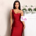 Robe de soirée - rouge – Image 4