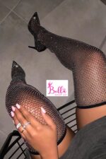 Luxury heels escarpins montantes avec strass – Image 10