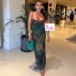 Robe dos nu - multicolore