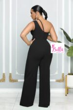 Combinaison bas large - Noire – Image 2
