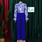 Ensemble pantalon & chemise - bleu – Image 3