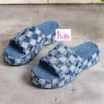 Ensemble en jeans (Bob + Sac + sandales) - bleu – Image 6