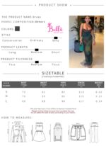 Robe dos nu - multicolore – Image 6