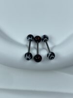 Lot de 3 Piercings Langue Hypoallergénique (acier chirurgical) – Image 3