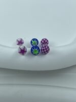 Lot de 3 Piercings Langue Hypoallergénique (acier chirurgical)