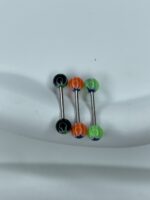 Lot de 3 Piercings Langue Hypoallergénique (acier chirurgical) – Image 3