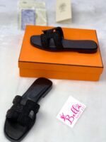 Sandales avec strass - noires – Image 2