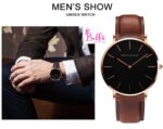 Montre Hannah Martin unisexe - cuir marron (acier inoxydable) – Image 3