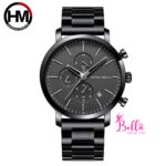 Montre Hannah Martin HOMME - Noire (Acier Inoxydable)