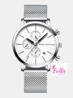 Montre Hannah Martin HOMME - Argentée Blanc (Acier inoxydable) – Image 3