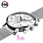 Montre Hannah Martin HOMME - Argentée Blanc (Acier inoxydable) – Image 2