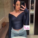Crop top longue manche - noir