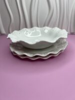 Lot de 1 saladier & 2 assiettes