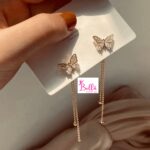 Boucles d’oreilles 2 en 1 papillons