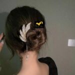 Clip pour cheveux - doré – Image 2