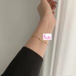 Ensemble collier & bracelet boules (acier au titane 18K) – Image 3