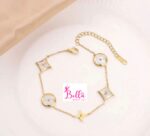 Ensemble collier & bracelet Louis Vuitton (acier au titane) – Image 3