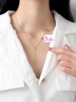 Collier love (acier au titane) – Image 3