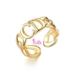Bague Christian Dior (acier inoxydable - sans boîte)