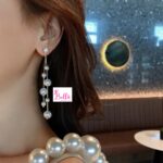 Boucles d’oreilles galaxie perlée