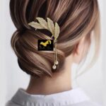 Clip pour cheveux - doré