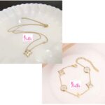 Ensemble collier & bracelet Louis Vuitton (acier au titane)
