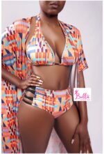 Ensemble Maillot de bain 3 pièces - multicolore (bikini + kimono) – Image 2