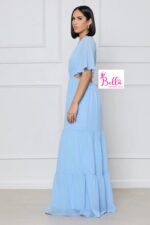 Robe cut out - bleue – Image 3
