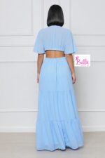 Robe cut out - bleue – Image 2