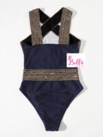 Maillot de bain 1 pièce - bleu – Image 4