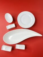 Pack khewell - 4 assiettes + 2 coupelles + 1 grande saucière + 10 poses couverts – Image 3
