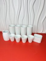 Pack Ndécky - 4 grandes tasses + 4 tasses à café + 1 pot à lait + 1 sucrière