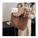 Sac fourre tout - marron – Image 4