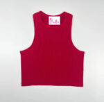 Crop top débardeur - rouge bordeaux – Image 2