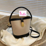 Mini sac sceau - bicolore noir – Image 2