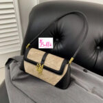 Sac baguette - bicolore beige noire – Image 2