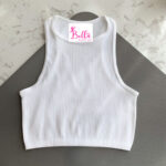 Crop top débardeur - blanc – Image 3